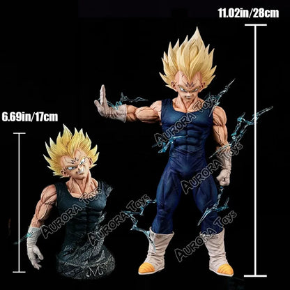 12.6in/32cm Anime Dragon Ball Z Figure Majin Vegeta Figurine PVC Action Figures Collection Model Toys Gifts Beauty World Shop