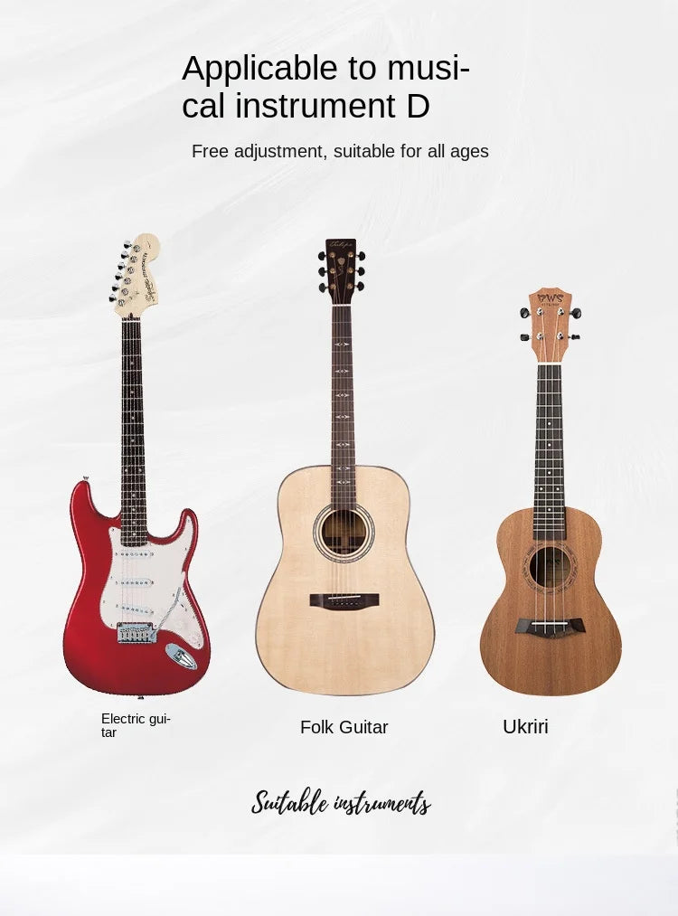 Fashion Retro Ethnic Style Guitar Strap Adjustable Leather Strap for Folk Guitar Electric Guitar Bass Ukulele Guitar Accessories Beauty World Shop