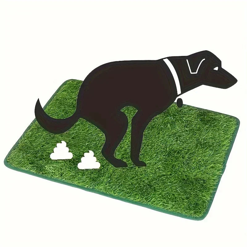 Dog Grass Mat Pee Pad Ultimate Washable Dog Grass Mat Reusable Odor-Control for Pet Training Easy-Clean Pee Pad Non-Slip Backing