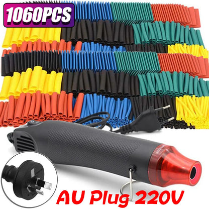 1060/530/127PCS Heat Shrink Tubing kit 2:1 Shrinkable Wire Shrinking Wrap Wire Connect Cover Cable Repair Protection Beauty World Shop