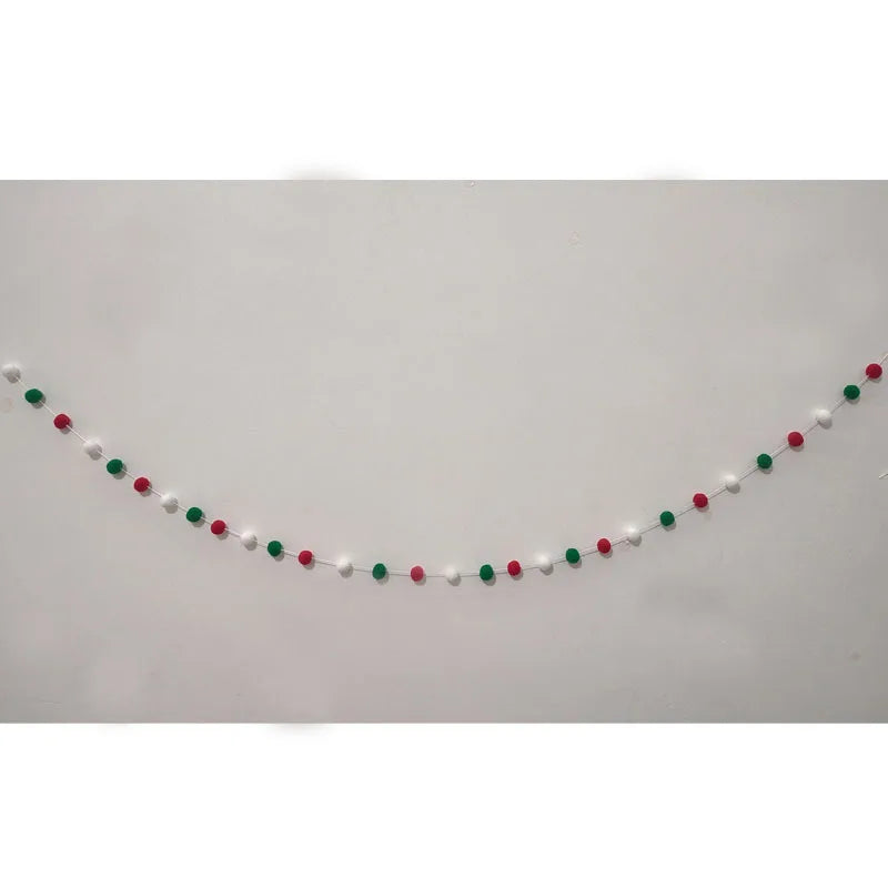 LED String Light DIY Handmade Decorated Merry Christmas Holiday Hanging Home Room Background Pull Flag Banner Christmas Pendant Beauty World Shop