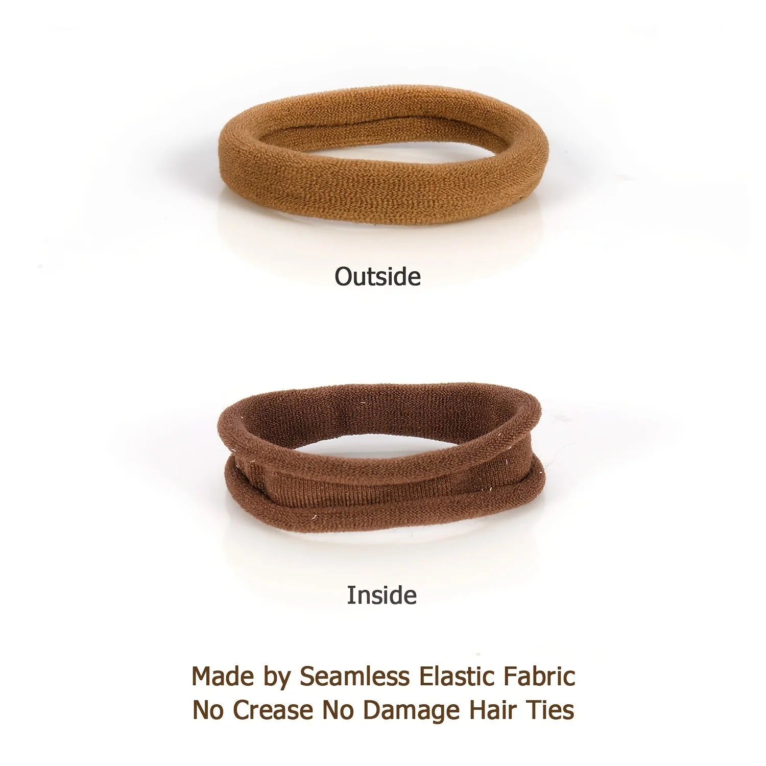 50/100/200pcs Women Girl Mixed Colors Hair Bands Basic Hair Ties Elastic Headband Simple Hair  Accessories Ponytail Holder Beauty Fashion