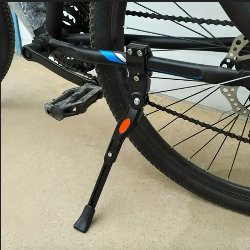 Aluminum Alloy Kickstand, Bicycle Rear Bracket Adjustable Length, MTB 26 Inch Bicycle Side Support Beauty World Shop