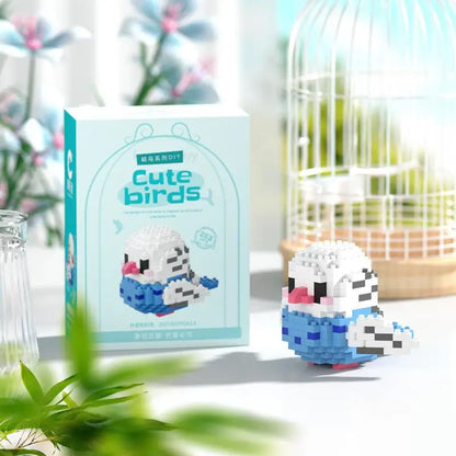 Kawaii Cute Bird Small Building Blocks Set Creative Educational Building Toys For Boys Girls Toys Suitable For Decorate Beauty World Shop