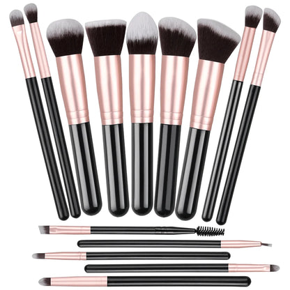 Professional 14/16PCS Makeup Brushes Set Soft Fluffy Eye Shadow Foundation Blush Powder Concealers Female Cosmetics Beauty Tools Beauty World Shop