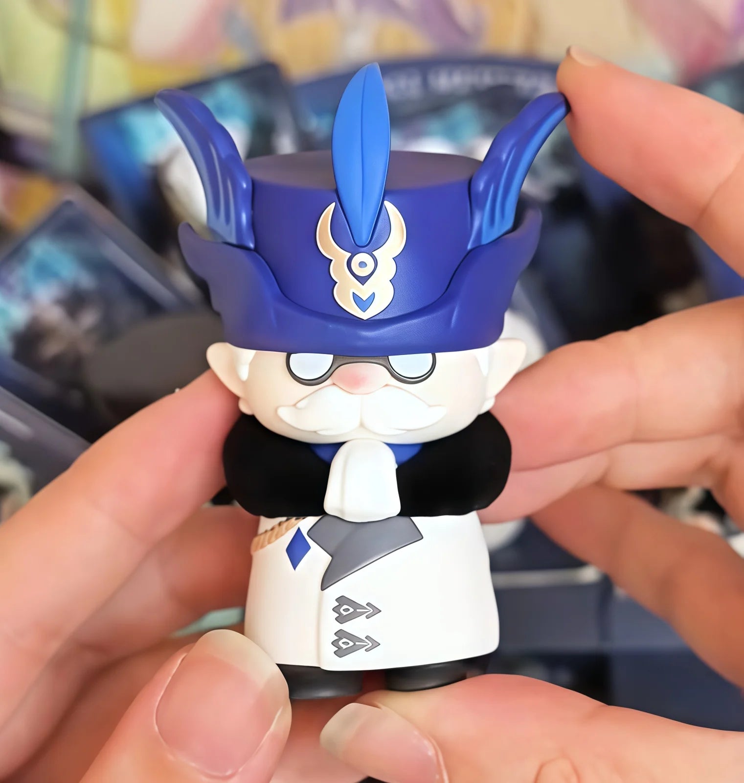 Mihoyo Genshin Impact Fatui Harbinger Q Version Series Blind Box Desktop Mini Doll Model Toys Trend Decoration Surprise Gifts Beauty World Shop