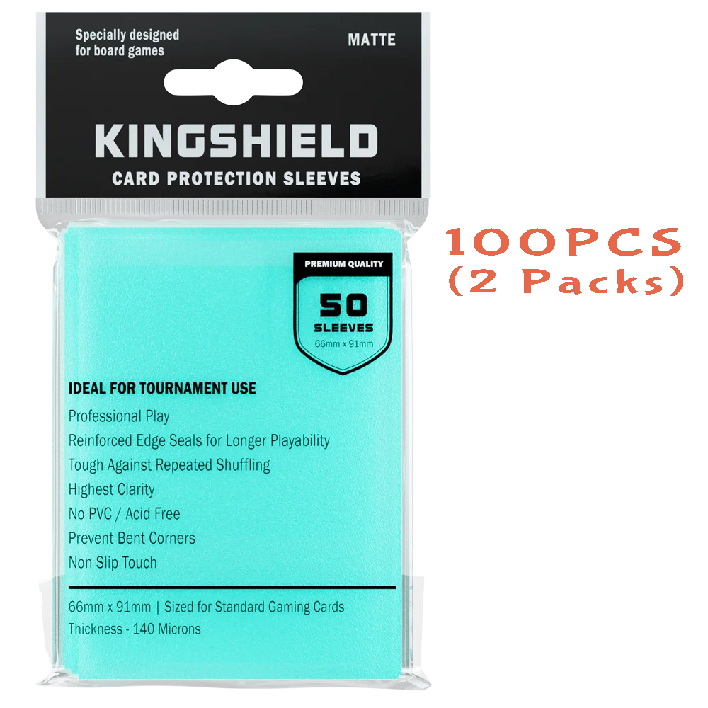 100PCS Matte Colorful Standard Size Card Sleeves TCG Trading Cards Protector Tarot Shield Board Games Cover PKM 66x91mm Beauty World Shop