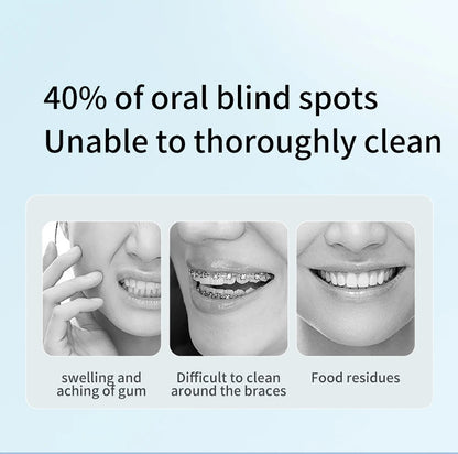Teeth Water Flosser Electric Oral Irrigator Portable Home Dental Cleaning Teeth Rechargeable Waterproof Teeth Cleaner Oral Care Beauty World Shop