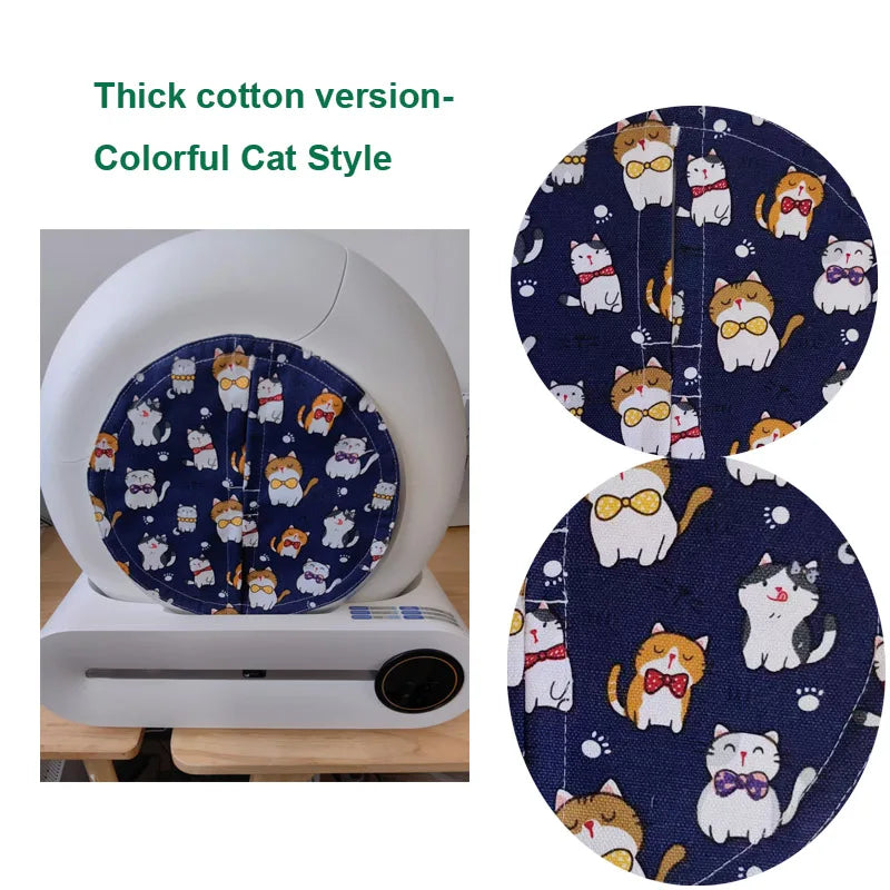 Newly Upgraded High Quality Cat Basin Odor Dust-proof Door Curtain Matching for TONEPIE Self Automatic Litter Box Not Litter Box Beauty World Shop
