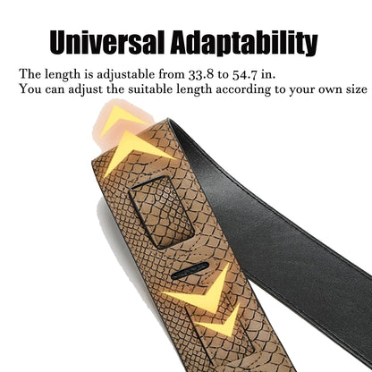 Guitar Strap Vintage 2.5 Inch Adjustable Soft Embroidered Belt Classical Bass Music Hobby Guitar Accessories Beauty World Shop