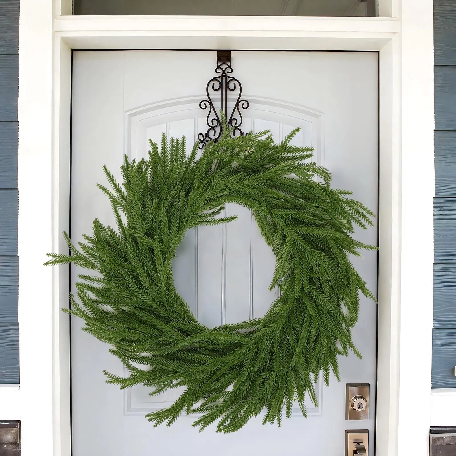 180cm Christmas Garlands Norfolk Pine Garland Artificial Plants Faux Greenery Vine for Home Table Xmas Party Festival Decoration Beauty World Shop
