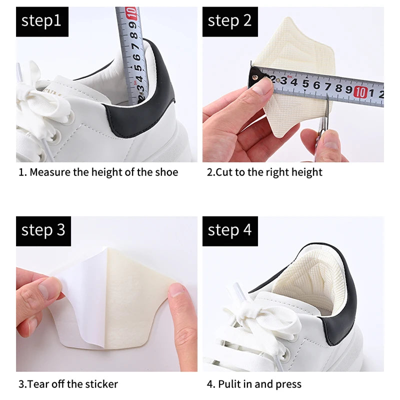 3pairs/6pairs Insoles Patch Heel Pads for Sport Shoes Back Sticker Adjustable Size Antiwear Feet Pad Cushion Insert Insole Beauty World Shop