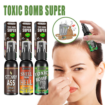 30ml Fart Gag Spray Prank Joke Plastic Spray Can Stink for Adults Kids Terrible Stinky Fart Spray Non Toxic Halloween Funny Toys Beauty World Shop