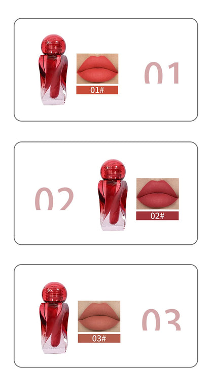 Artistic Soft Mist Mousse Lip Glaze Velvet Matte Lipstick Holding Makeup Not Easy to Sticky Cosmetics Lipstick Beauty Trend Shop