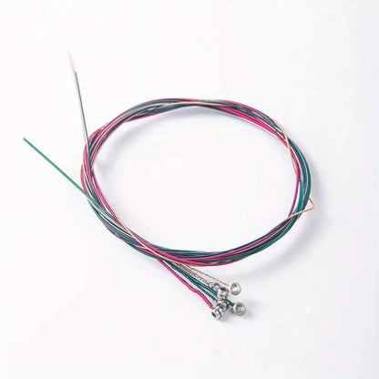 6Pcs/Set High-Quality Acoustic Guitar Strings - Replacement Guitar Strings, Premium Guitar Accessories Beauty World Shop