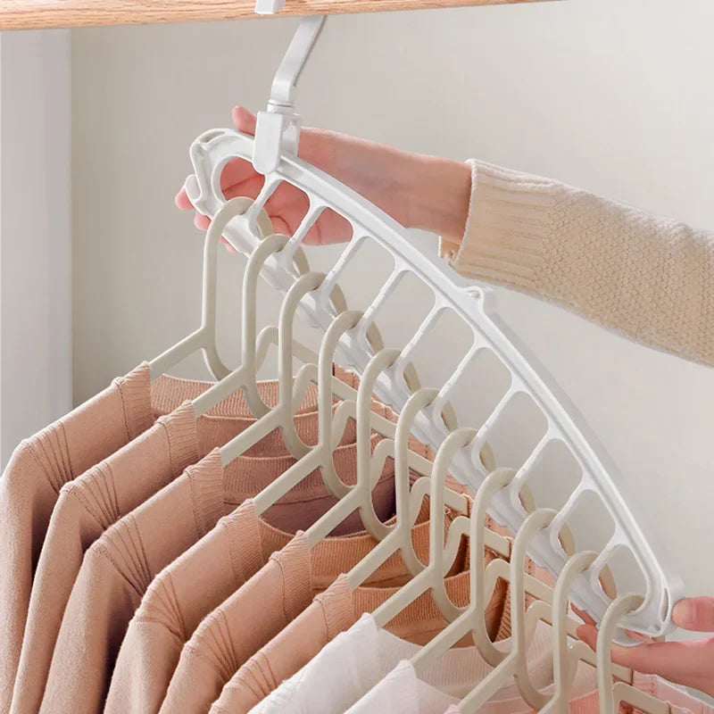 New Clothes Hanger Closet Organizer Space Saving Hanger Multi-port Clothing Rack Plastic Scarf Storage hangers for clothes Beauty World Shop