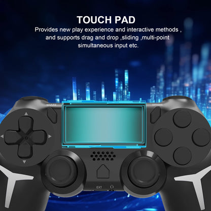 GAMINJA 6-axis Gyroscope Dual Vibration With touch pad Wireless Gamepad Bluetooth Controller For PS4 PS3 Console Computer PC Beauty World Shop