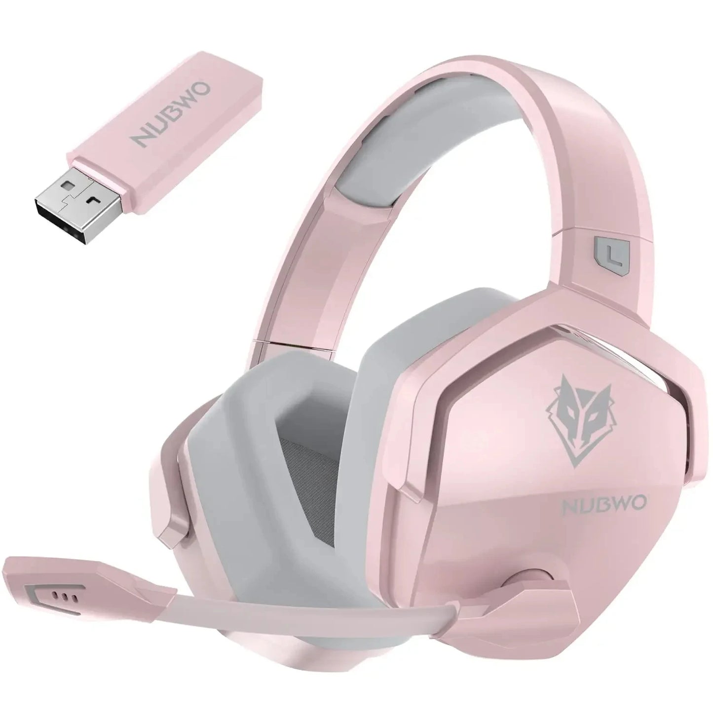 NUBWO G06 2.4G Dual Wireless Gaming Headset 5ms Low Latency 7.1 Surround ENC Mic For PC PS4 PS5 Gaming Bluetooth Headphones Beauty Fashion