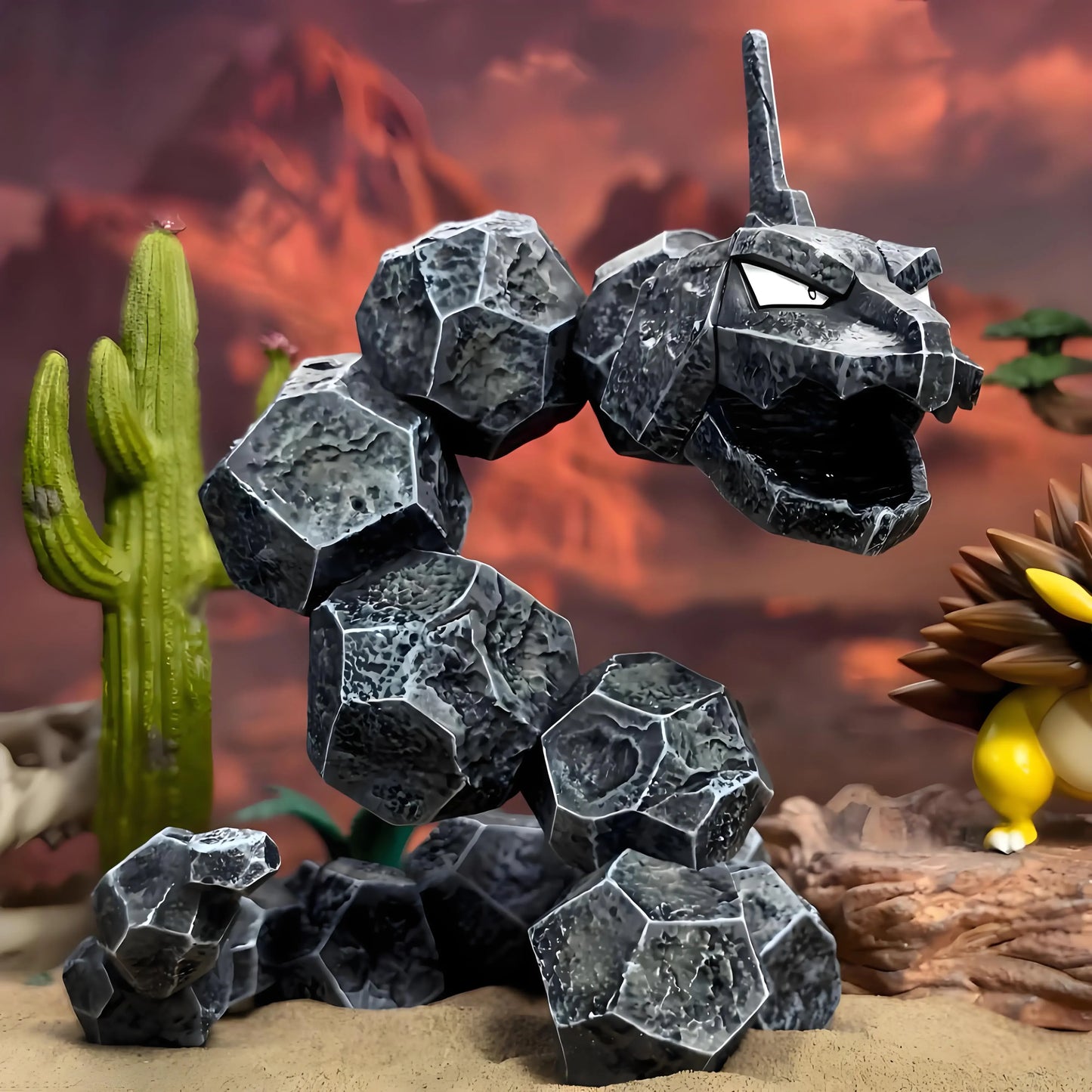 14cm/5.5in Anime Pokemen Figure Onix  Action Figures Pvc Statue Collection Model Toys Gifts Beauty World Shop