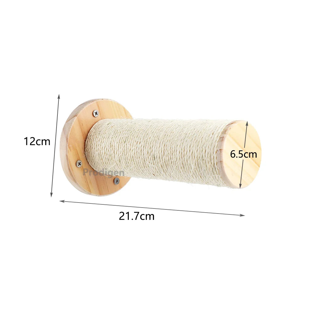 Cat Wall Climbing Shelf Steps Ladder Scratching Post Scratcher Bed Hiding House for Cats Tree Tower Pet Furniture Accessories Beauty World Shop
