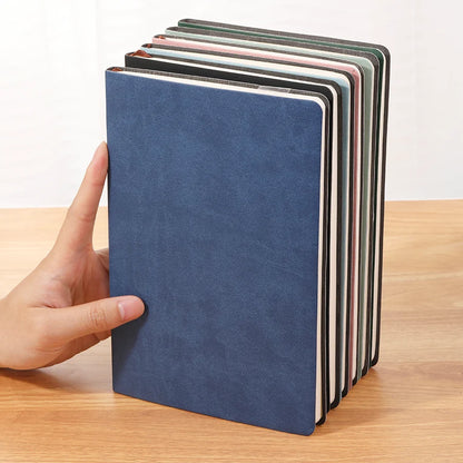A5 Soft Leather Notebook, 120 Pages, Office Stationery, Waterproof Cover, Comfortable Touch, Hot Selling Beauty World Shop