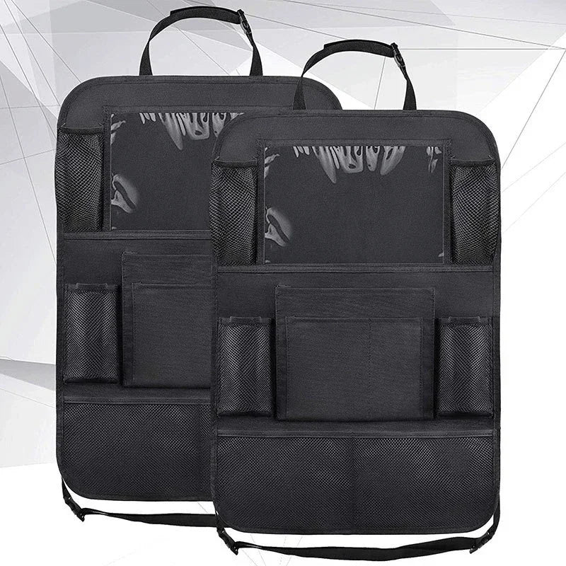 Car Trunk Organizer Adjustable Backseat Storage Bag Net High Capacity Multi-use Oxford Automobile Seat Back Organizers Universal Beauty World Shop