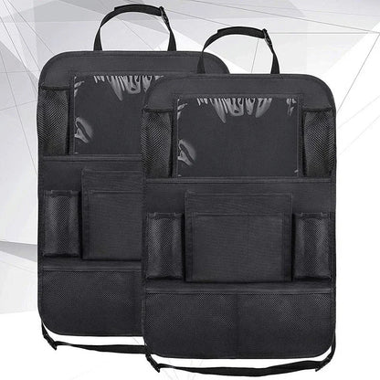 Car Trunk Organizer Adjustable Backseat Storage Bag Net High Capacity Multi-use Oxford Automobile Seat Back Organizers Universal Beauty World Shop