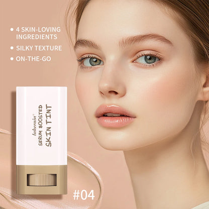 Foundation Skin Tint Balm Skin Tint Stick Waterproof Nourishing Solid Tinted Serum  Face Tinted Face Contour Stick Makeup Beauty World Shop