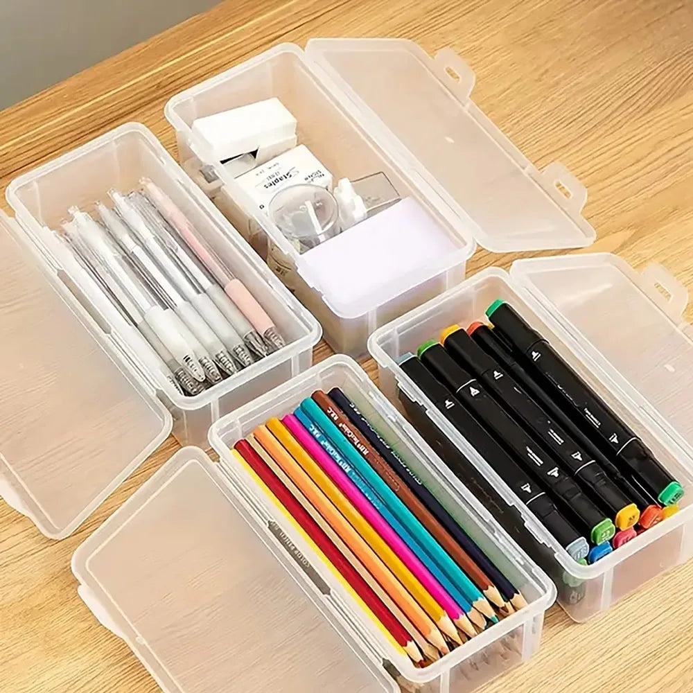 LOLEDE Pencil Cases Useful School Supplies Kawaii Stationery Organizer Bag Astethic Holster DIY Office Pen Box Kits Sacs Pen Box Beauty World Shop