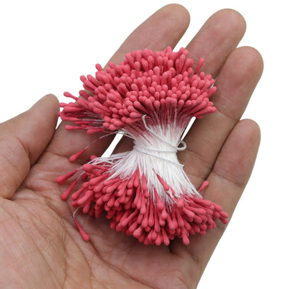 400pcs 2mm Moulti Options Artificial Flower stamen Mini Pearl Floral pistil For Wedding Party Home Decoration DIY Accessories Beauty World Shop