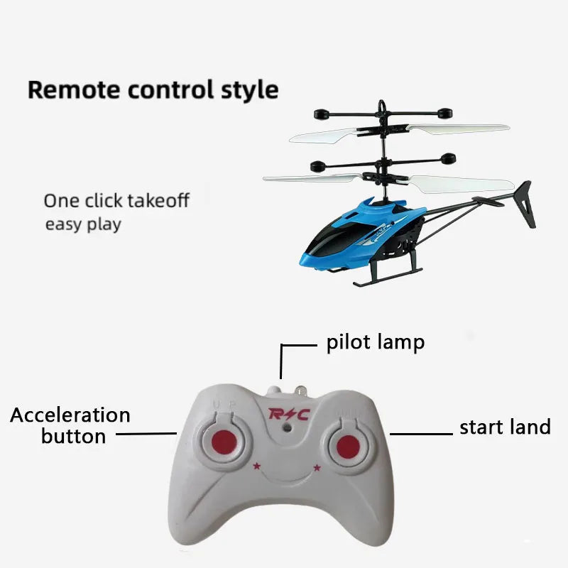 Rechargeable Mini RC Drone Remote Safe Fall-resistant RC Helicopters Drone Children Toys with Different Patterns Beauty World Shop