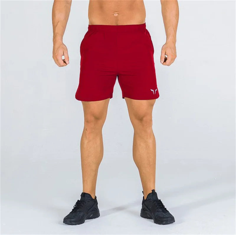 double-deck fitness sports shorts men summer slim quick drying breathable woven Shorts Men's sweatpants training gym clothing Beauty World Shop