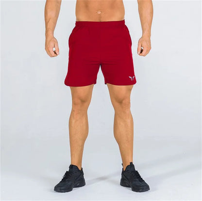double-deck fitness sports shorts men summer slim quick drying breathable woven Shorts Men's sweatpants training gym clothing Beauty World Shop