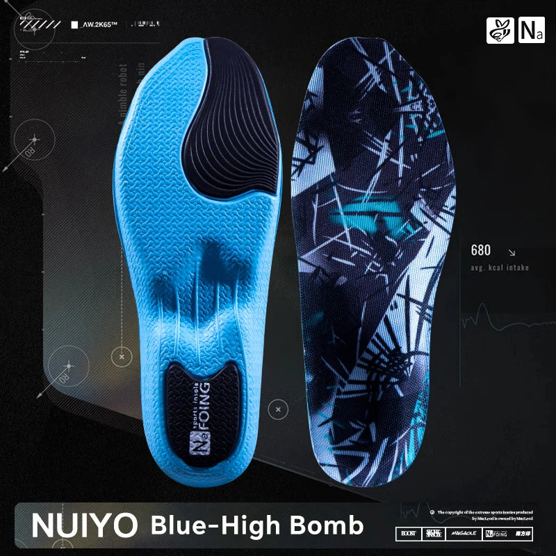 1Pair Premium EVA Orthopedic Insole For Feet Shock Absorption Deodorization Breathable Sole Pad Sport Arch Support Feet Care Beauty World Shop