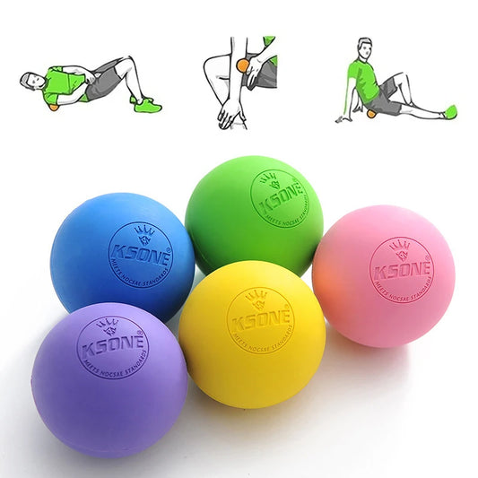 Rubber Fascia Massage Ball Lacrosse Balls Yoga Fitness Exerciser Deep Tissue Muscle Relaxation Foot Back Shoulder Healt Care Beauty World Shop