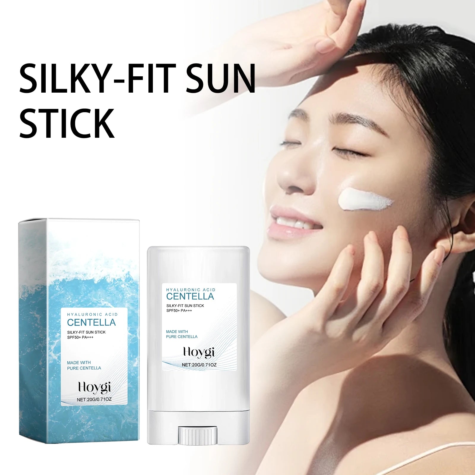 Sunscreen Stick SPF46 – Hyaluronic Acid Moisturizing Nourishing UV Repair for Outdoor Beauty World Shop