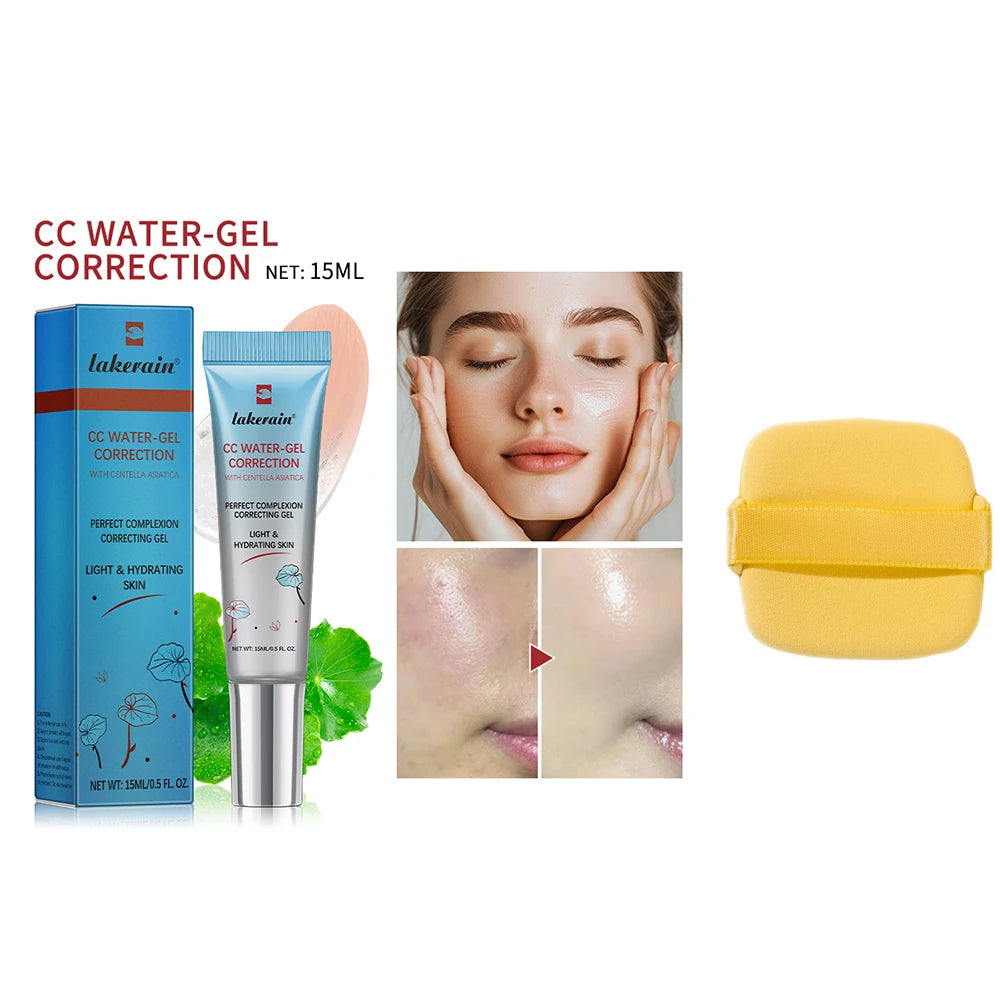CC Cream Color Changing Liquid Foundation Centella Korean High Coverage Foundation Foundation Cream for Face Base Makeup Beauty World Shop