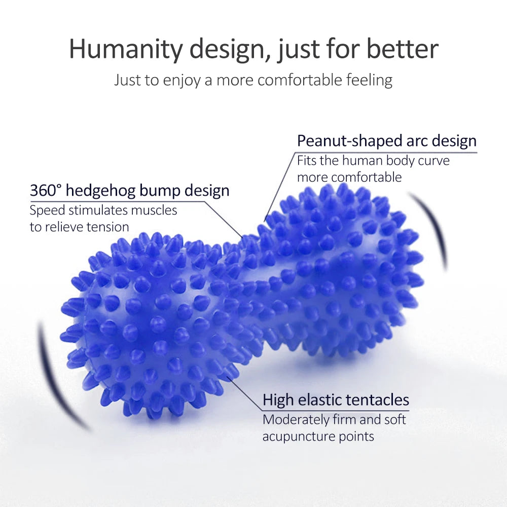 1PCS Relaxation Massage Ball Fitness Acupoint Stimulating Grip Strength Fascia Ball Hedgehog Design for Body Care Beauty World Shop