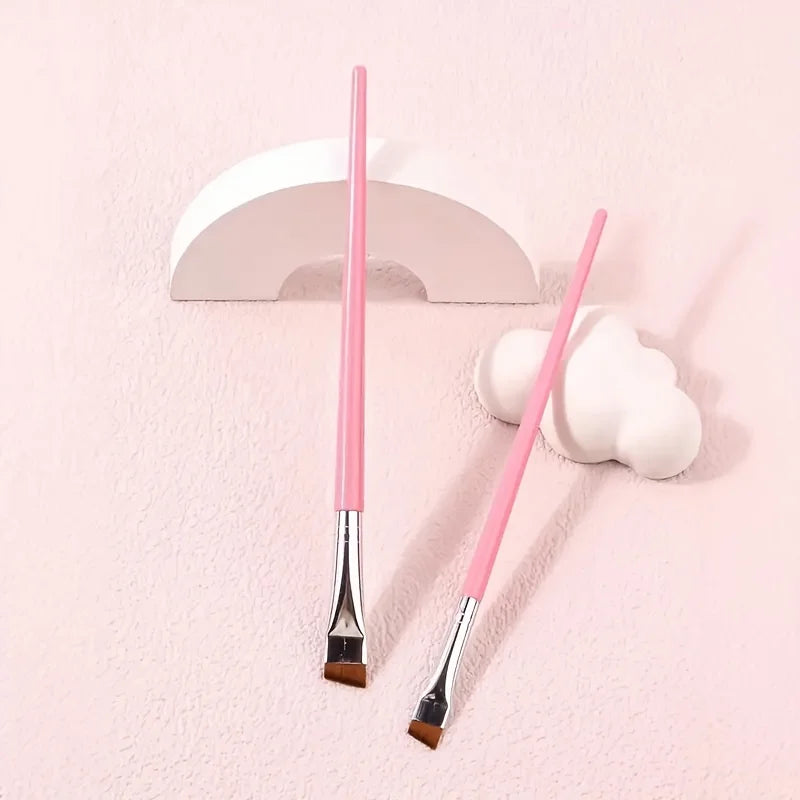 2PCS blade eyeliner brush superfine eye contour makeup brush fine eyeliner Beauty World Shop
