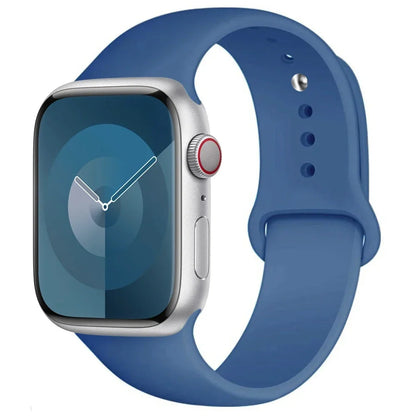 Silicone Band For Apple Watch strap 44mm 45mm 40mm 41mm 42-38mm 45 mm sport bracelet iwatch series 8 7 6 5 4 3 SE 9 Ultra 2 49mm Beauty World Shop