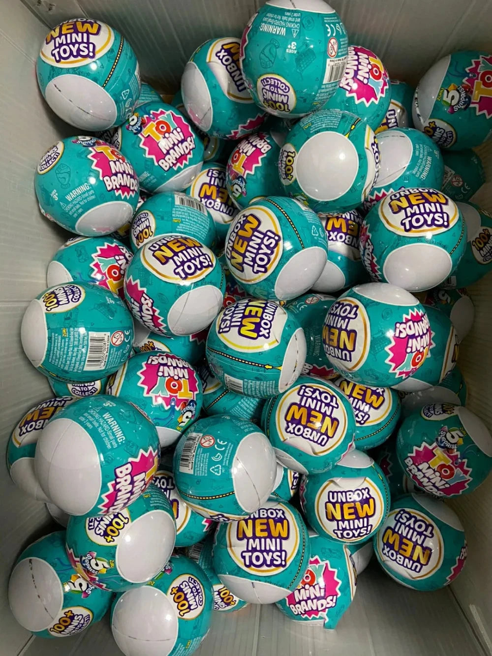 5 Surprise Mini Brands Series 1 by ZURU Mystery Real Miniature Collectible Toy Capsule Anime Figure Toy Birthday Surprise Gift Beauty World Shop