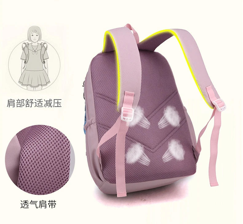 Girl School Bag Backpack Back Pack For Teenager Women Children Female Pink Schoolbag Primary High Bagpack Class Teens Child Kids Beauty World Shop