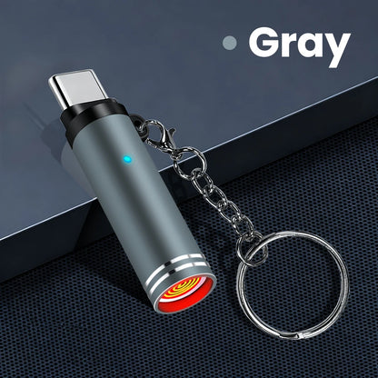 Mini Type C USB Cigarette Lighter Adapter Safety Air Blowing Mobile Phone Outdoor Use Charging Cable Beauty World Shop