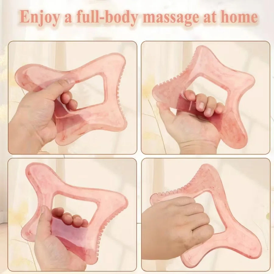 Large Resin Gua Sha Tool, Body Lymphatic Massage for Muscle Recovery & Circulation, Cellulite Massager for Legs Back Beauty World Shop