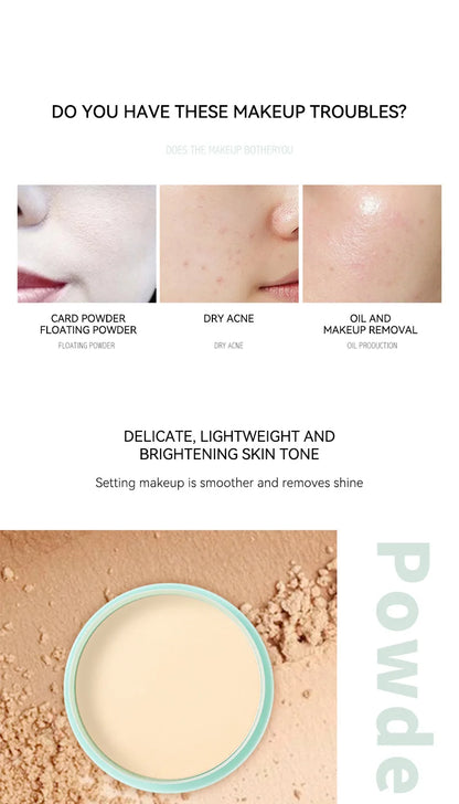 Setting Powder Miracle - Oil Control, Smooth Finish, Non-Cakey, Long-Lasting Wear with Waterproof and Sweat-Resistant Formula Beauty World Shop