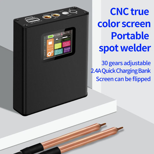 Digital Display Spot Welder 0.1-0.25MM Nickel Welding Handheld Protable Machine 30 Gear 18650 Lithium Battery Spot Welding Kit Beauty World Shop
