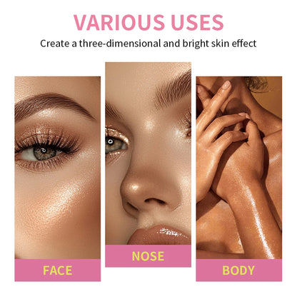 Curve Case Cream Eyebrow Cream Blush Highlighter Palette Matte Shimmer Finishes Shadow Tones Long-Lasting Cosmetics Beauty World Shop