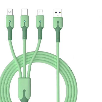 3 In 1 Mobile Phone 5A Super Fast Charging Type-C Usb Charging Cable for IPhone, Xiaomi, Android, Huawei Vivo Charging Cable Beauty World Shop