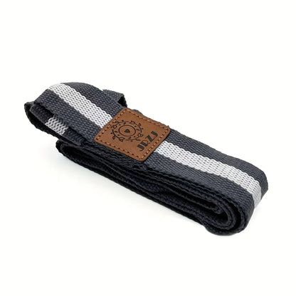 Multifunctional Yoga Mat Leather Label Strap - Yoga and Pilates Stretch Strap, Perfect for Fitness and Training Beauty World Shop