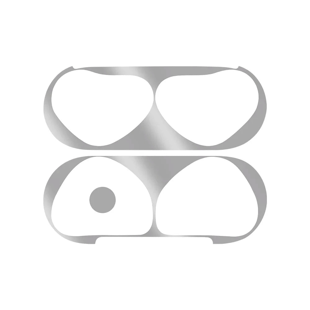 For AirPods 4 Sticker Earphone Case Metal Dustproof Scratch Resistant Sticker Cover For Airpods 4 4th 2024 Gen Protective Film